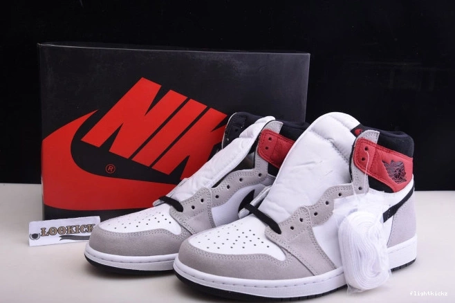 1 Air Grey Jordan Smoke Light OG 555088-126 High 1017